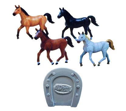 Toon details van PAARDEN - 4D PUZZEL Afbeeldingen van PAARDEN - 4D PUZZEL